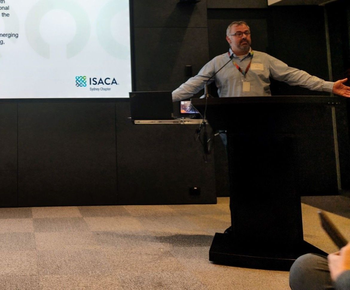 Jean-Baptiste Bres at the ISACA Sydney Chapter June 2025